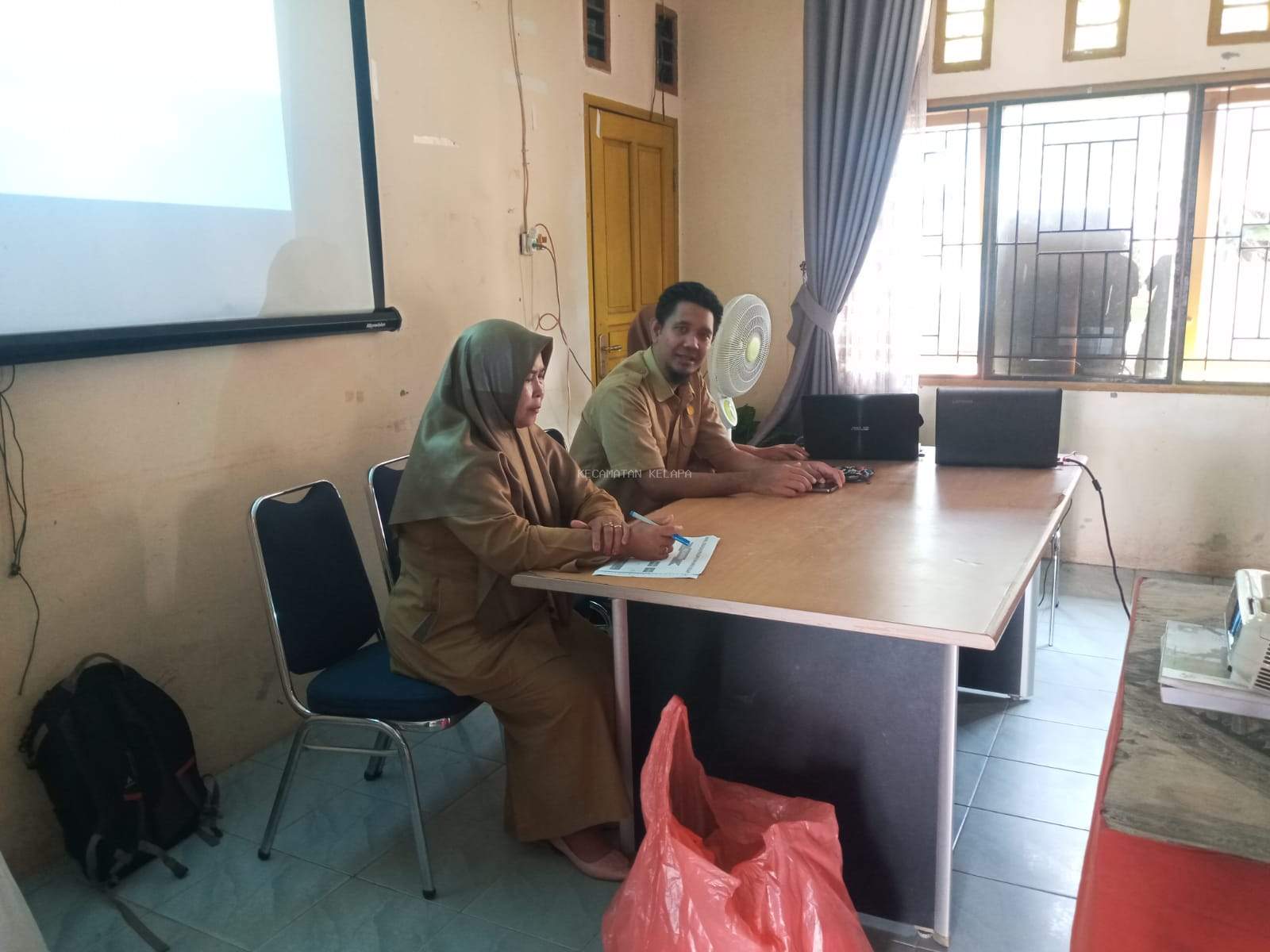 Kegiatan Sosialisasi SIPD - RI di Kantor Kecamatan Kelapa Kabupaten Bangka Barat